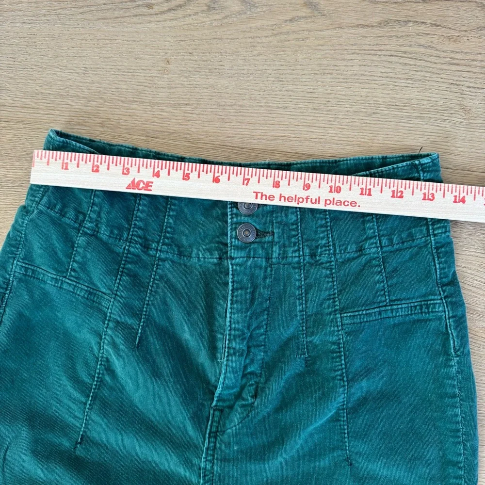 Free People We The Free Jayde Cord Flare Pants 29 Green - Picture 3 of 9
